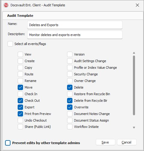 Audit Template