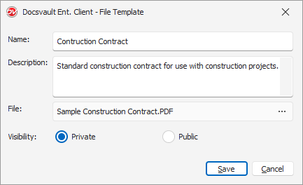 Create a Document Template