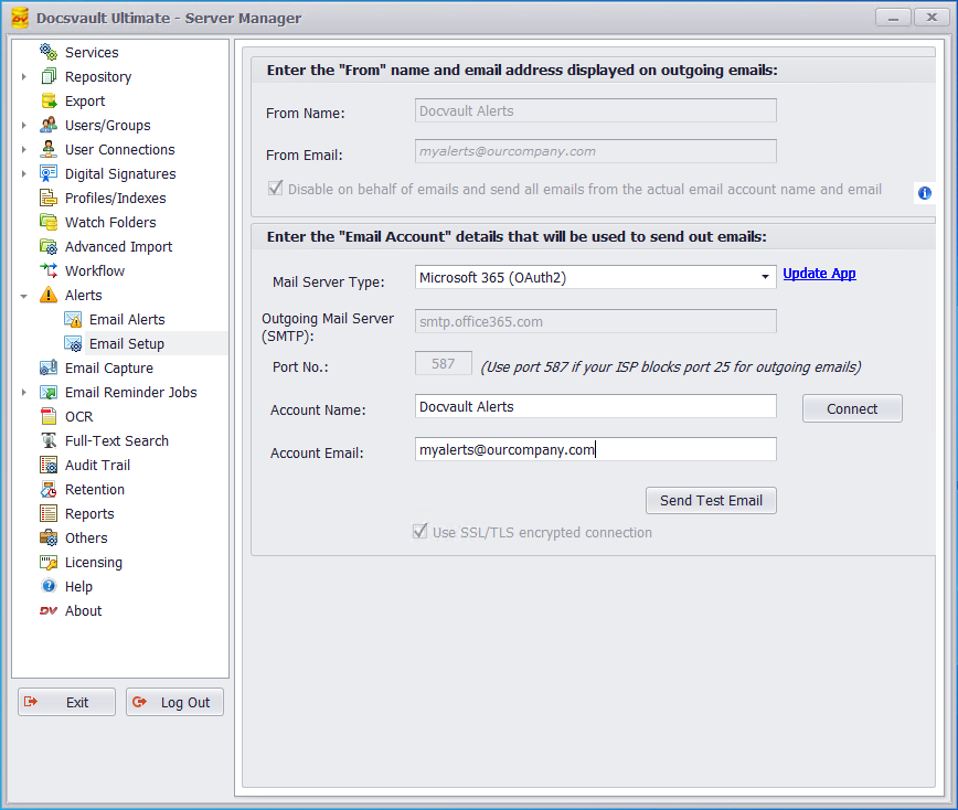 Email Setup - MS 365