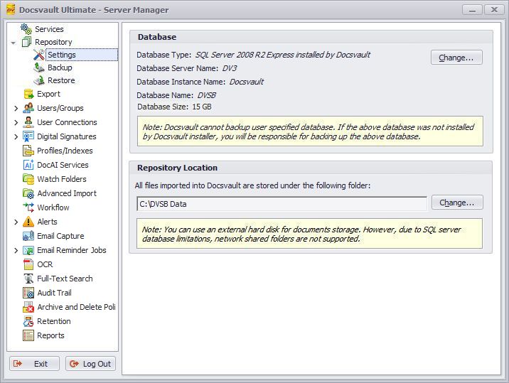 Repository Settings
