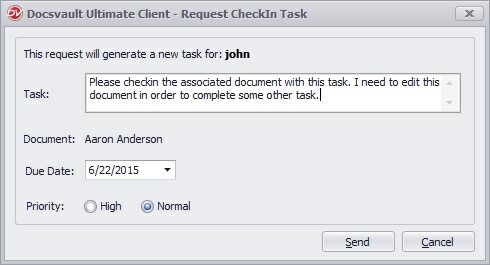 Request Check-In