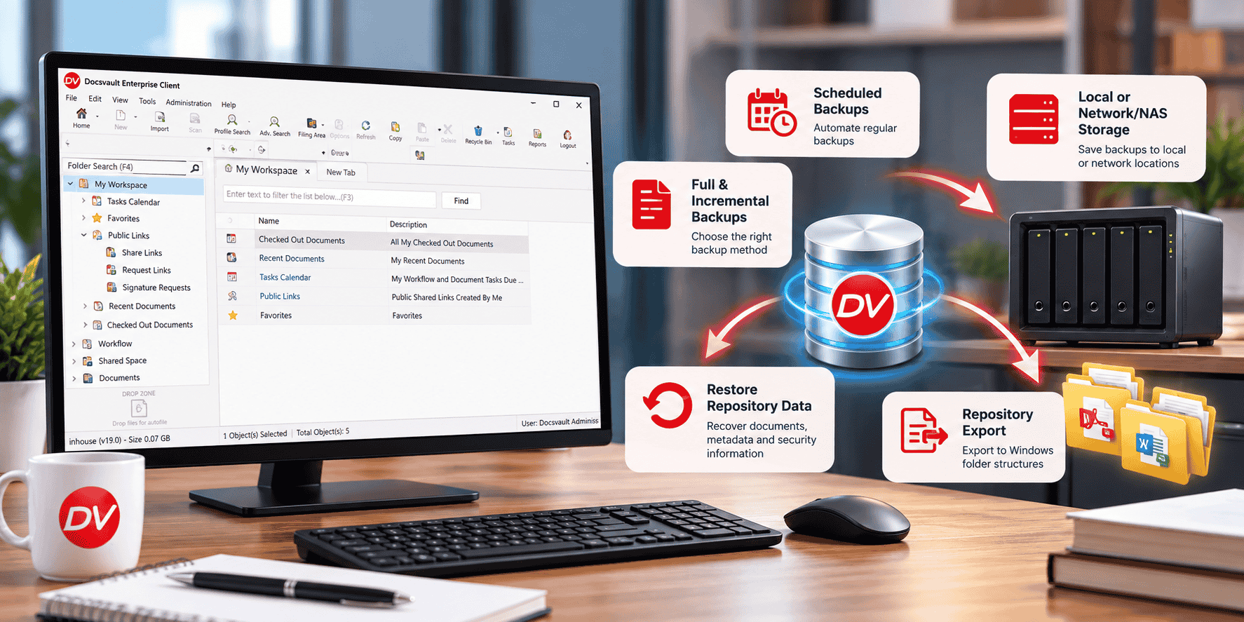 docsvault-backup-restore Docsvault Backup and Restore