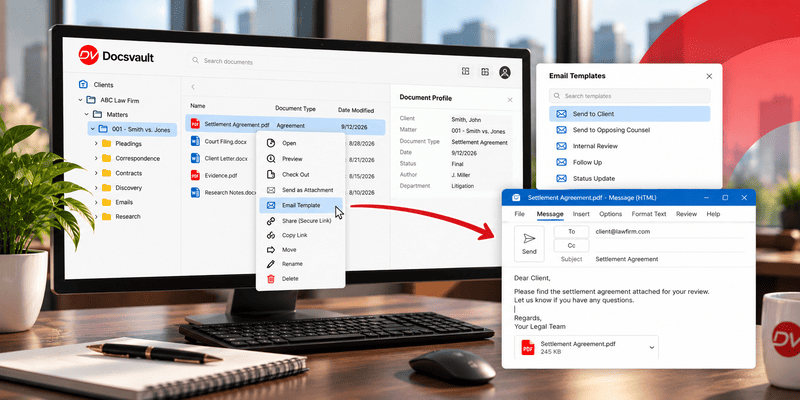 docsvault email template