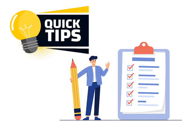 quick tips on document tasks