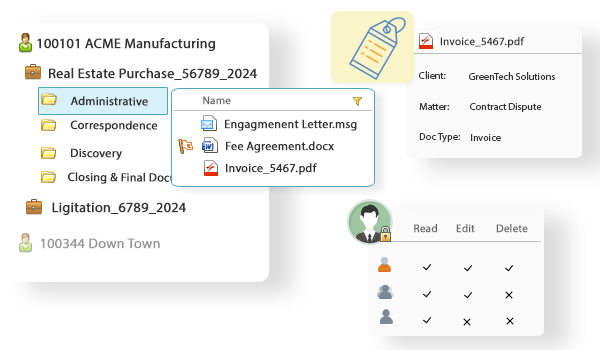 client matter file management