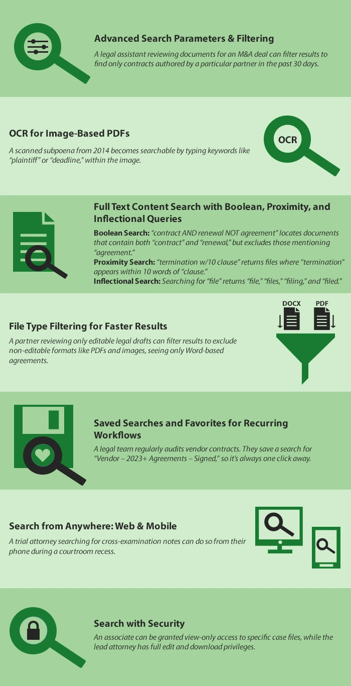 key search features