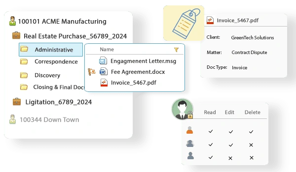 client matter file management