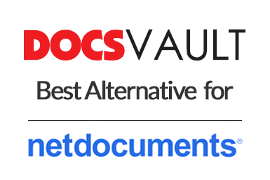 Comparison between Docsvault and NetDocuments for law firms — secure legal document management systems overview