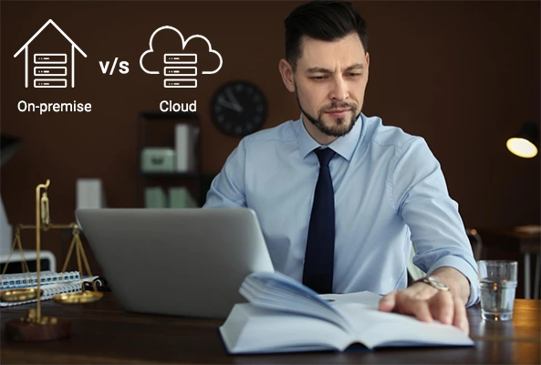 On-premise vs cloud document management systems for law firms comparison